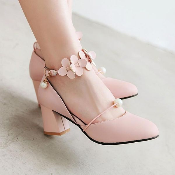dress shoes big size ladies high heels women woman pumps flower baotou rough-heeled single, Black
dress shoes big size ladies high heels women woman pumps flower baotou rough-heeled single, Black