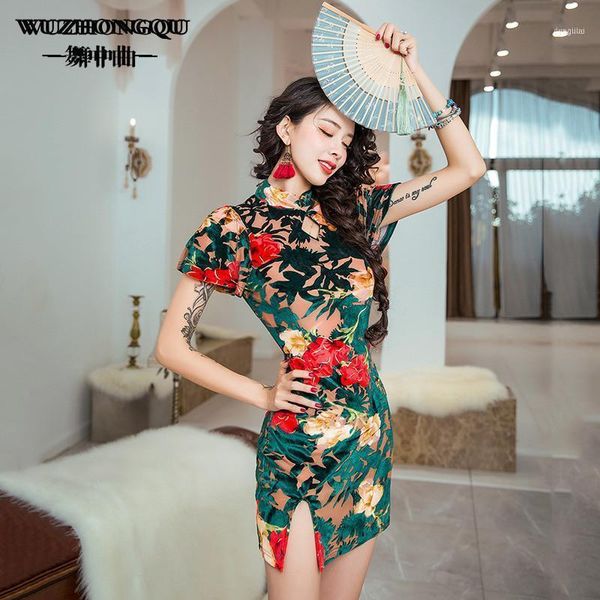 velvet belly dance training suit 2021 cheongsam chinese style folk classic split dress1, Black;red
velvet belly dance training suit 2021 cheongsam chinese style folk classic split dress1, Black;red