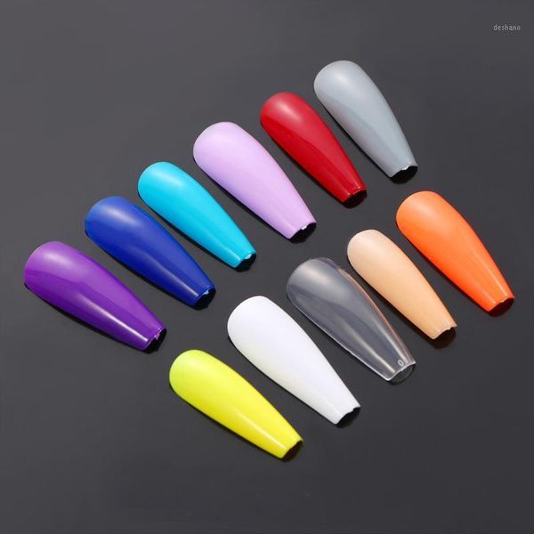 100pcs long ballerina fake nails candy colors natural coffin press on false nail art tips abs full cover diy decor manicure1, Red;gold
100pcs long ballerina fake nails candy colors natural coffin press on false nail art tips abs full cover diy decor manicure1, Red;gold