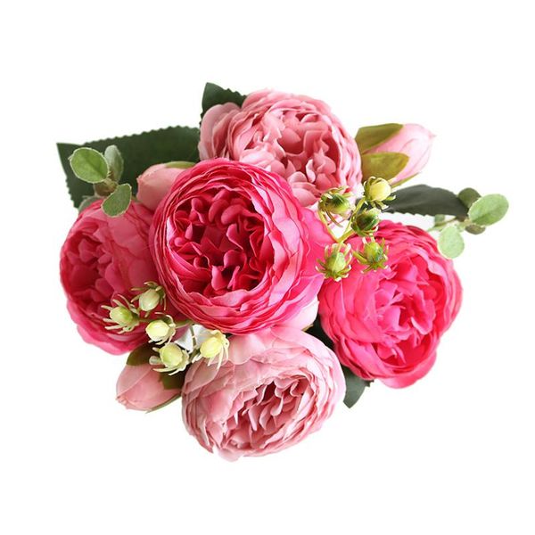 decorative flowers & wreaths 1 bouquet 9 heads rose pink silk flower artificial fall vivid fake leaf wedding home party xmas decoration
decorative flowers & wreaths 1 bouquet 9 heads rose pink silk flower artificial fall vivid fake leaf wedding home party xmas decoration