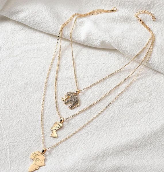 pendant necklaces & pendants jewelry s1582 fashion mti-layer necklace metallic elephant egyptian pharaoh yan heart africa drop delivery 2021, Silver
pendant necklaces & pendants jewelry s1582 fashion mti-layer necklace metallic elephant egyptian pharaoh yan heart africa drop delivery 2021, Silver