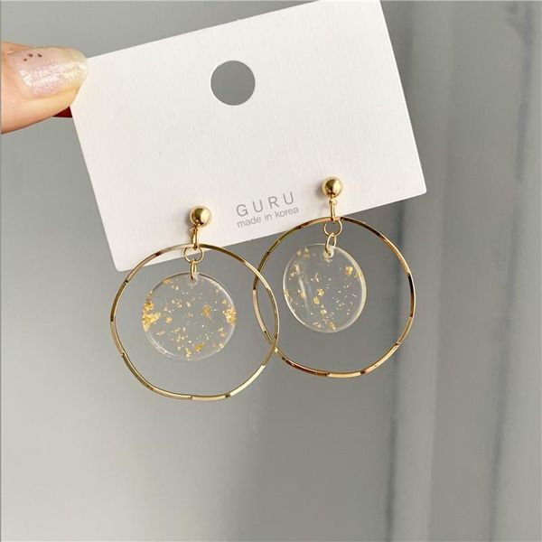needle earrings for women fashion dangle round circle korean pearl jewelry with acrylic wholesale & chandelier, Silver
needle earrings for women fashion dangle round circle korean pearl jewelry with acrylic wholesale & chandelier, Silver