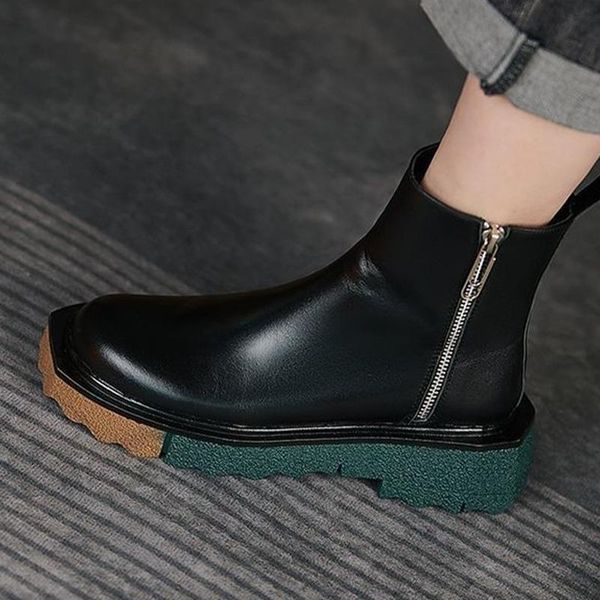 boots platform fashion casual shoes 2021 women ankle zipper round toe female low heels thick bottom non slip ladies, Black
boots platform fashion casual shoes 2021 women ankle zipper round toe female low heels thick bottom non slip ladies, Black