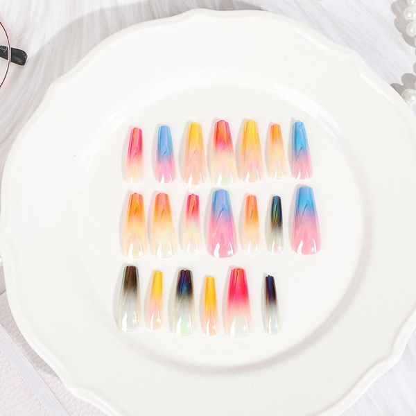 false nails 24 pcs/set press on long coffin stick display full cover artificial designs fake, Red;gold
false nails 24 pcs/set press on long coffin stick display full cover artificial designs fake, Red;gold