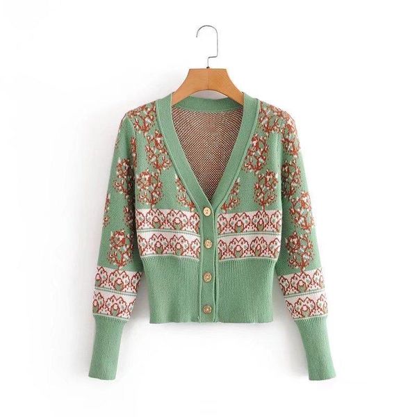 women's knits & tees willshela women fashion jacquard single breasted knitted cardigan vintage long sleeves v-neck female knit sweater, White
women's knits & tees willshela women fashion jacquard single breasted knitted cardigan vintage long sleeves v-neck female knit sweater, White