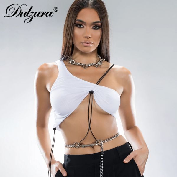 ribbed ruched dstring lace up crop irregular one shoulder bodycon streetwear party club 2021 summer clothes, Black;white
ribbed ruched dstring lace up crop irregular one shoulder bodycon streetwear party club 2021 summer clothes, Black;white