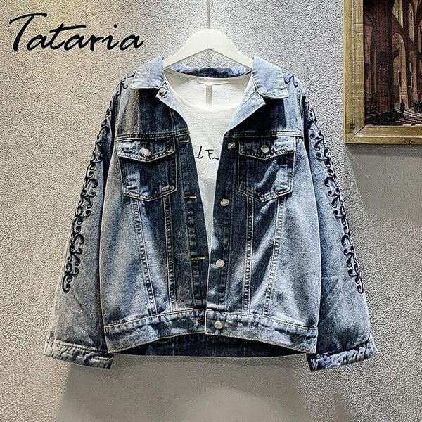 women's jackets denim jacket with embroidery casual plus size spring jeans coats windbreaker boyfriend female streetwear, Black;brown
women's jackets denim jacket with embroidery casual plus size spring jeans coats windbreaker boyfriend female streetwear, Black;brown