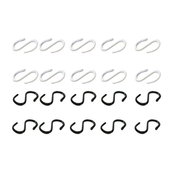 set/20 pcs alloy hanging hook decorations small shape portable hanger ornament doll house loyout props supplies (black, hooks & rails
set/20 pcs alloy hanging hook decorations small shape portable hanger ornament doll house loyout props supplies (black, hooks & rails