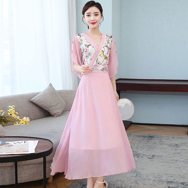 2021 improved art literature retro hanfu feminine embroidered with v chiffon cleavage thin shredder dress zh286 s9uz, Black;gray
2021 improved art literature retro hanfu feminine embroidered with v chiffon cleavage thin shredder dress zh286 s9uz, Black;gray