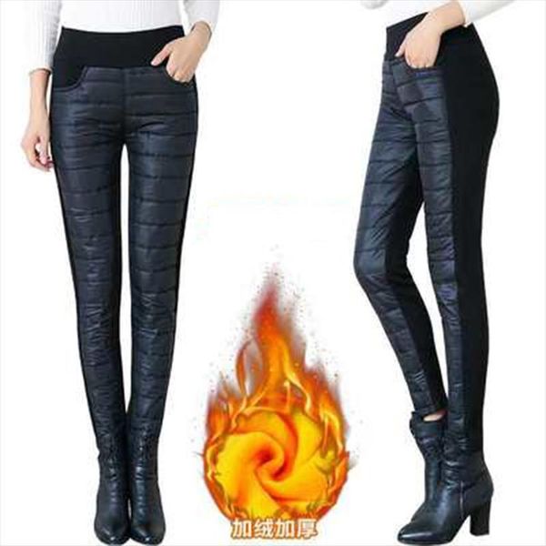 winter double sided down women capris cotton trousers thicker wear high waist pencil pants windproof warm, Black;white
winter double sided down women capris cotton trousers thicker wear high waist pencil pants windproof warm, Black;white