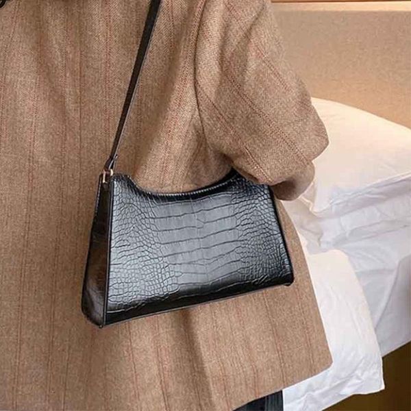 women crocodile bag luxury designer shoulder bags ladies pu leather stone pouch purse retro baguette cross body
women crocodile bag luxury designer shoulder bags ladies pu leather stone pouch purse retro baguette cross body