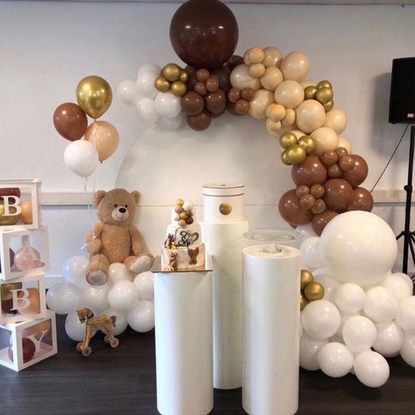party decoration 122 pcs of coffee balloon chain jungle apricot wreath chrome gold birthday wedding supplies
party decoration 122 pcs of coffee balloon chain jungle apricot wreath chrome gold birthday wedding supplies
