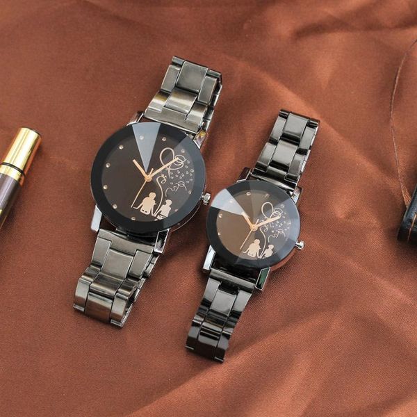 wristwatches one sale est wrist watch 1 pair student couple stylish spire glass steel band quartz gift watches, Slivery;brown
wristwatches one sale est wrist watch 1 pair student couple stylish spire glass steel band quartz gift watches, Slivery;brown