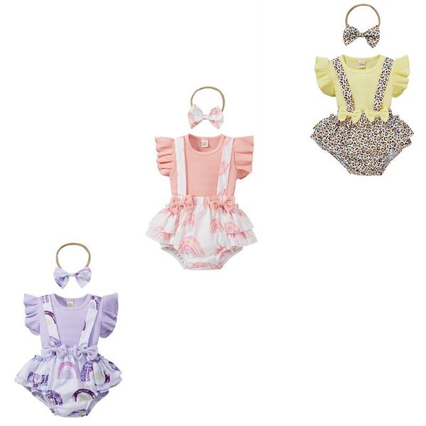 clothing sets infant baby girls summer outfits solid color ribbed o-neck sleeve t-shirt+ rainbow/lepoard print suspender shorts 0-18mont, White
clothing sets infant baby girls summer outfits solid color ribbed o-neck sleeve t-shirt+ rainbow/lepoard print suspender shorts 0-18mont, White