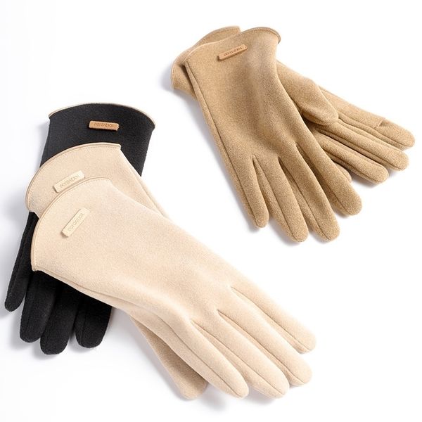 winter german velvet warm gloves women's outdoor cycling cold proof plush thickened fingertip flip touch screen dy43, Black
winter german velvet warm gloves women's outdoor cycling cold proof plush thickened fingertip flip touch screen dy43, Black