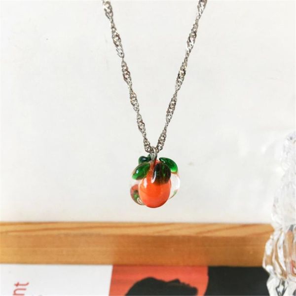 chokers cute little persimmon women contracted temperament collarbone chain necklace pendant, Golden;silver
chokers cute little persimmon women contracted temperament collarbone chain necklace pendant, Golden;silver