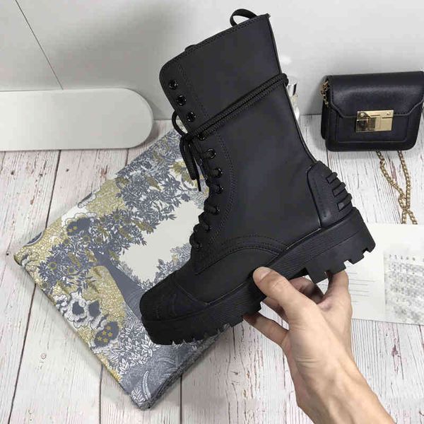 -selling designer fashion women's mid-boots, real leather lace-up non-slip short boots, Black
-selling designer fashion women's mid-boots, real leather lace-up non-slip short boots, Black