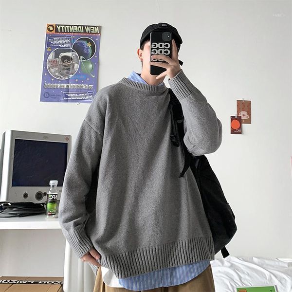 men's sweaters autumn winter multicolor sweater men warm fashion casual knitted pullover loose o-neck long-sleeved mens, White;black
men's sweaters autumn winter multicolor sweater men warm fashion casual knitted pullover loose o-neck long-sleeved mens, White;black