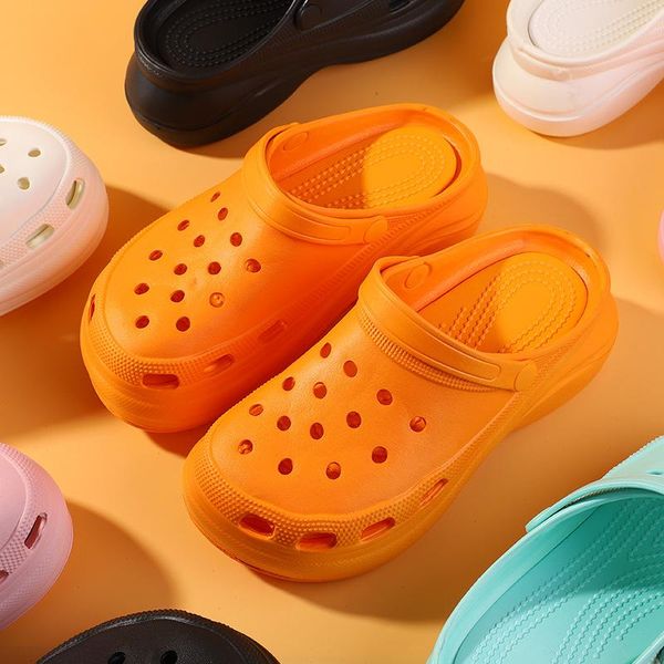 sandals fashion beach thick-soled hole shoes 2021 baotou and slippers women outdoor slope with garden, Black
sandals fashion beach thick-soled hole shoes 2021 baotou and slippers women outdoor slope with garden, Black