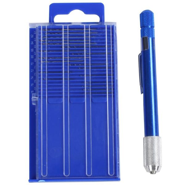 professional drill bits 17pc fine tiny numbered 61-80 mini jeweler's bit set pin vise chuck vice
professional drill bits 17pc fine tiny numbered 61-80 mini jeweler's bit set pin vise chuck vice