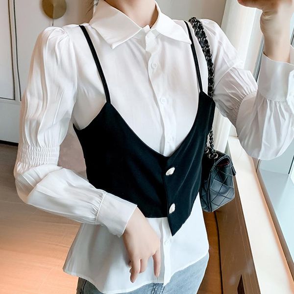 women's blouses & shirts long sleeve white blouse women blusas mujer de moda 2021 turn down collar chiffon shirt blusa e301
women's blouses & shirts long sleeve white blouse women blusas mujer de moda 2021 turn down collar chiffon shirt blusa e301
