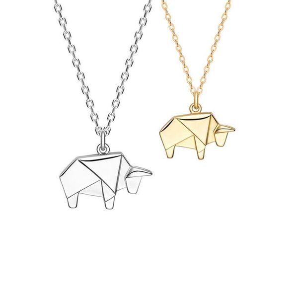 pendant necklaces cute gold origami cow necklace for women jewelry fashion lady silver plated choker accessories chain on neck
pendant necklaces cute gold origami cow necklace for women jewelry fashion lady silver plated choker accessories chain on neck