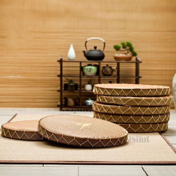 cushion/decorative pillow japanese rattan mat window tatami futon cushion hand woven round meditation 45x45cm seat
cushion/decorative pillow japanese rattan mat window tatami futon cushion hand woven round meditation 45x45cm seat