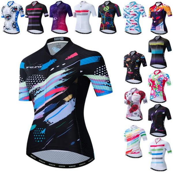 racing jackets weimostar cycling jersey women short sleeve mtb road bike shirts ropa ciclismo summer breathable bicycle clothing, Black;red
racing jackets weimostar cycling jersey women short sleeve mtb road bike shirts ropa ciclismo summer breathable bicycle clothing, Black;red