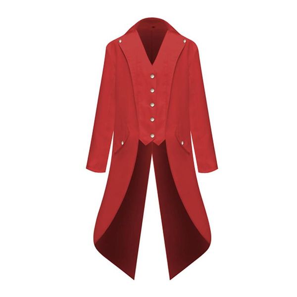 men's jackets fashion halloween vintage for men cosplay retro v-neck long sleeve party jaquetas male, Black;brown
men's jackets fashion halloween vintage for men cosplay retro v-neck long sleeve party jaquetas male, Black;brown