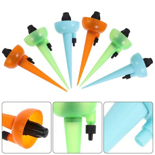 6pcs slow release control self watering spikes automatic irrigation water stake equipments
6pcs slow release control self watering spikes automatic irrigation water stake equipments
