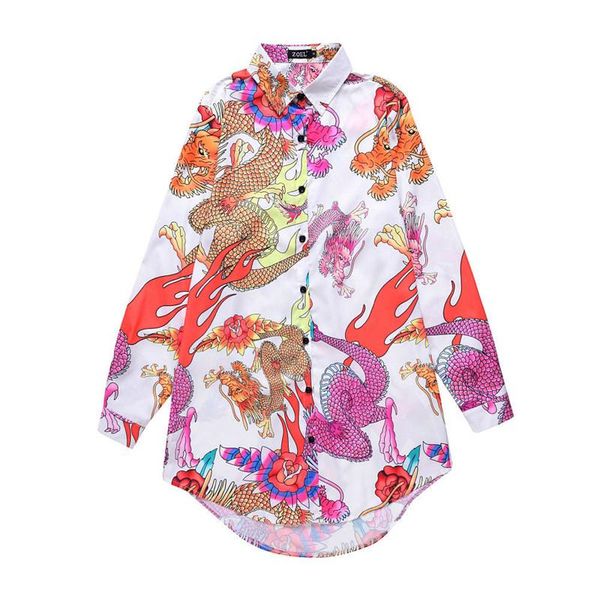 women's blouses & shirts hiawatha women single breasted long sleeve shirt fashion dragon print personality loose blouse t4682, White
women's blouses & shirts hiawatha women single breasted long sleeve shirt fashion dragon print personality loose blouse t4682, White