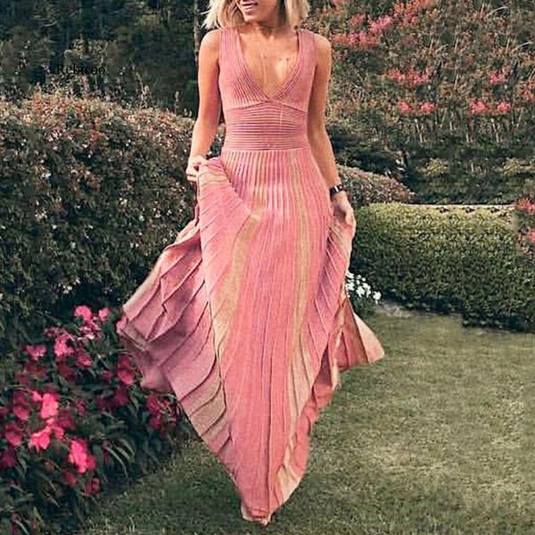 casual dresses glitter deep v neck party dress fashion striped sleeveless maxi large size women elegant long, Black;gray
casual dresses glitter deep v neck party dress fashion striped sleeveless maxi large size women elegant long, Black;gray