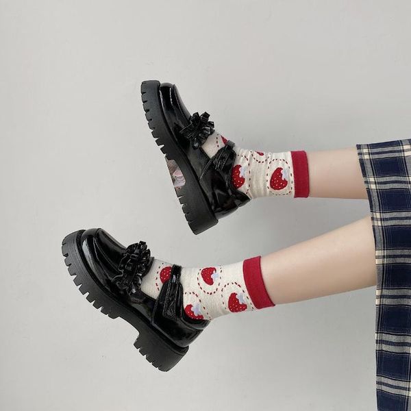 dress shoes japanese style vintage lolita women oxford leather square heels platform college student ruffles hook & loop casual, Black
dress shoes japanese style vintage lolita women oxford leather square heels platform college student ruffles hook & loop casual, Black