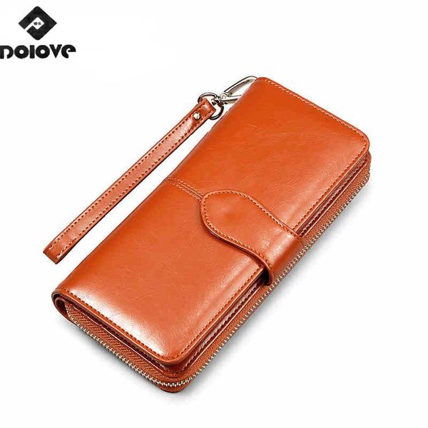 wallets dolove brand oil wax cowhide leather women wallet phone pocket purse female card holder lady clutch carteira feminina, Red;black
wallets dolove brand oil wax cowhide leather women wallet phone pocket purse female card holder lady clutch carteira feminina, Red;black