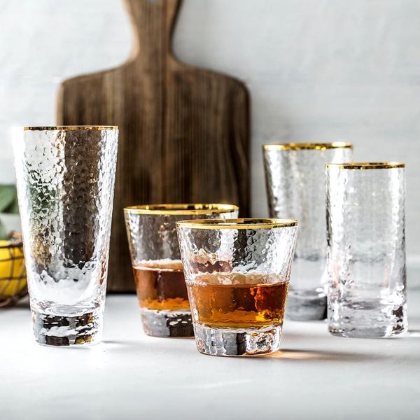 wine glasses transparent gold rim glass mug drink water cups home heat-resistant whiskey cup milk coffee
wine glasses transparent gold rim glass mug drink water cups home heat-resistant whiskey cup milk coffee