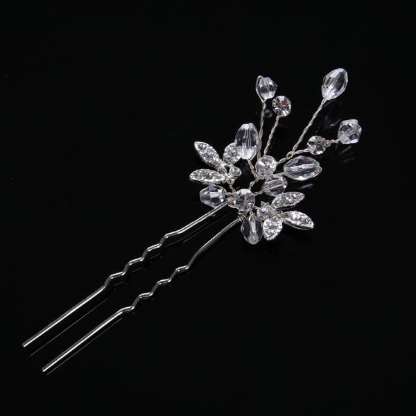 hair clips & barrettes bridal accessories pins handmade copper wire metal flowers hairpin crystal jewelry vintage hairpins, Golden;silver 
hair clips & barrettes bridal accessories pins handmade copper wire metal flowers hairpin crystal jewelry vintage hairpins, Golden;silver