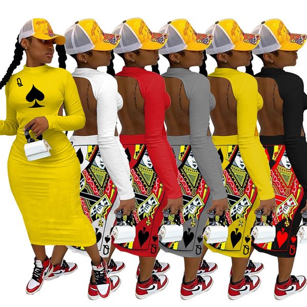 women long sleeve dress baless long dress printed poker q spades fall clothings party night club plus size dresses s-3xlb, Black;white
women long sleeve dress baless long dress printed poker q spades fall clothings party night club plus size dresses s-3xlb, Black;white