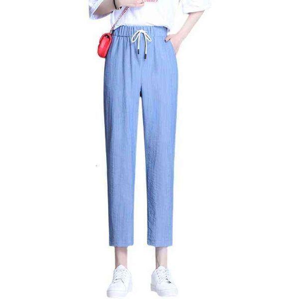 capris tencel denim women's summer thin 2021 ice large pants loose casual harem pants, Blue
capris tencel denim women's summer thin 2021 ice large pants loose casual harem pants, Blue