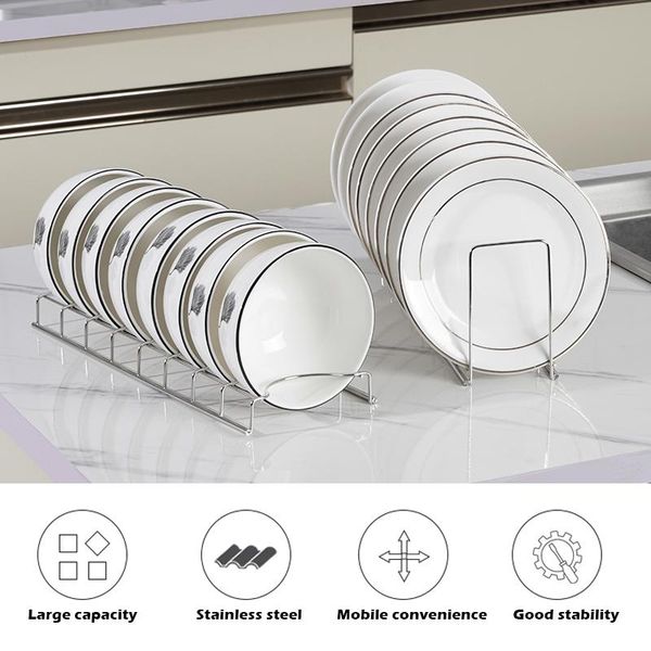 kitchen storage & organization lid organizer dish bowl cooling rack plate stainless steel drying pantry holder for plates cutting board
kitchen storage & organization lid organizer dish bowl cooling rack plate stainless steel drying pantry holder for plates cutting board