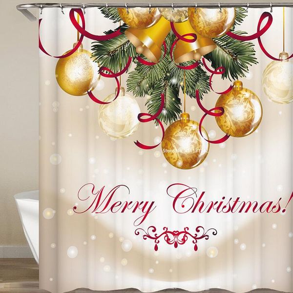digital print shower curtain with golden christmas bells bathroom polyester waterproof and mildew proof curtains
digital print shower curtain with golden christmas bells bathroom polyester waterproof and mildew proof curtains
