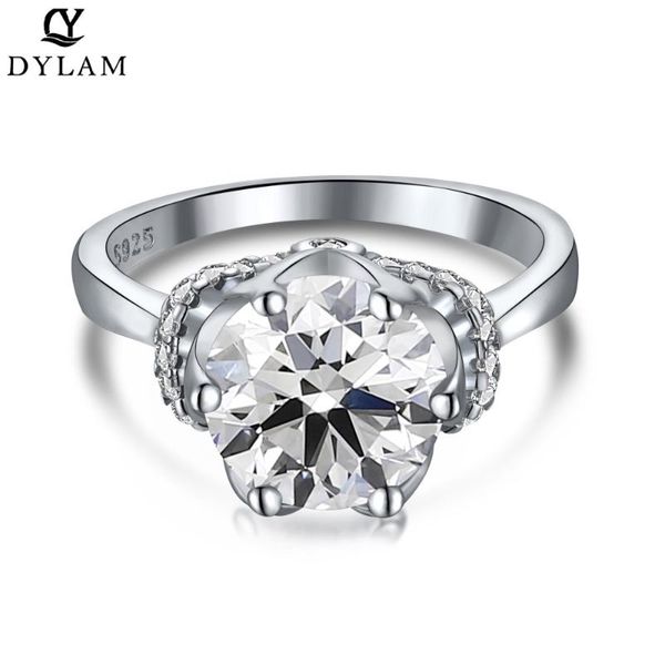 cluster rings dylam flower white gold ring for women moissanite diamond solitaire wedding engagement jewelry christmas gift, Golden;silver
cluster rings dylam flower white gold ring for women moissanite diamond solitaire wedding engagement jewelry christmas gift, Golden;silver