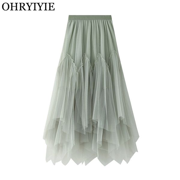 ohryiyie women irregular long tulle skirts ladies high waist ankle-length tutu maxi skirts beige green female faldas jupe femme 210319, Black
ohryiyie women irregular long tulle skirts ladies high waist ankle-length tutu maxi skirts beige green female faldas jupe femme 210319, Black