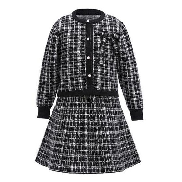 fashion girls sets long sleeve coat+vest dress 2 piece suit 2022 spring autumn new lattice women kids clother childen's clothing, White
fashion girls sets long sleeve coat+vest dress 2 piece suit 2022 spring autumn new lattice women kids clother childen's clothing, White