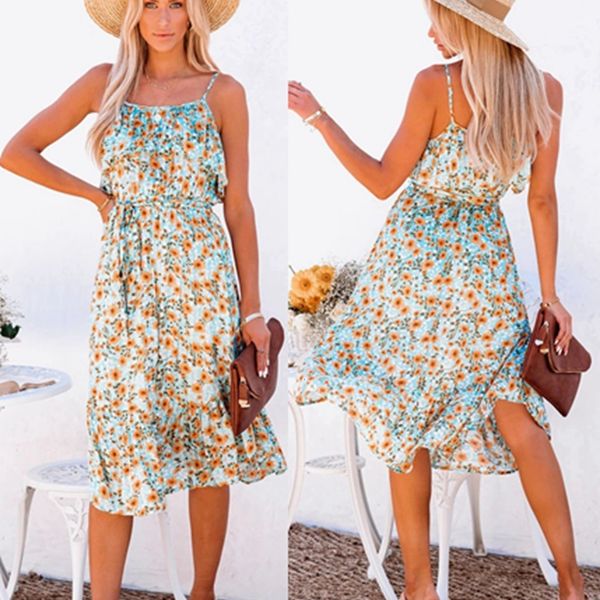 women's clothing dresses dress summer 2021 women's printed ruffle chiffon suspender skirt, Black;gray
women's clothing dresses dress summer 2021 women's printed ruffle chiffon suspender skirt, Black;gray
