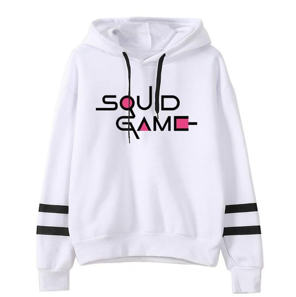 men's hoodies & sweatshirts fashion squid game men/women long sleeve kpop loose autumn hip hop boys girls pullovers, Black 
men's hoodies & sweatshirts fashion squid game men/women long sleeve kpop loose autumn hip hop boys girls pullovers, Black