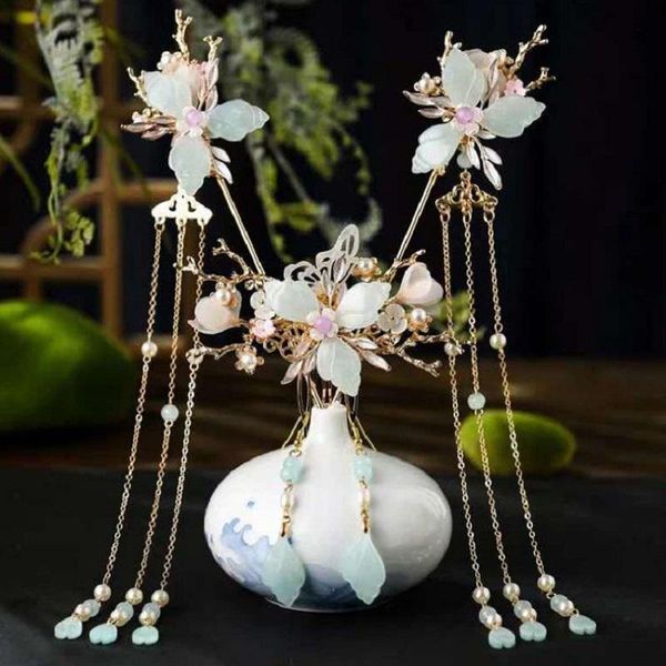 hair clips & barrettes hanfu long tassel stick flower crystal pearl pins classical style handmade jewelry, Golden;silver
hair clips & barrettes hanfu long tassel stick flower crystal pearl pins classical style handmade jewelry, Golden;silver