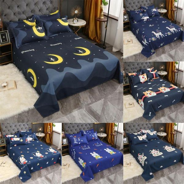 sheets & sets 2021 spring autumn bedding set 3pcs soft cotton 1pc bed sheet and 2pcs cases single/full/twin/queen/king size bedspread
sheets & sets 2021 spring autumn bedding set 3pcs soft cotton 1pc bed sheet and 2pcs cases single/full/twin/queen/king size bedspread