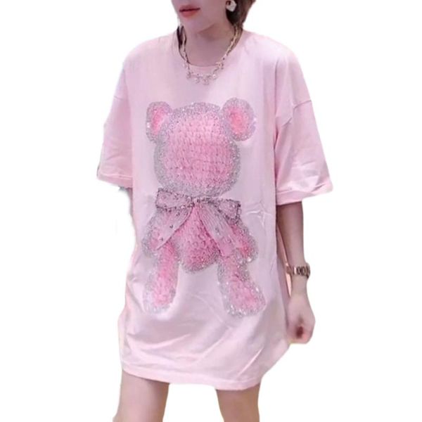 women's t-shirt women long t-shirts e girl fashionable clothing oversize t shirt female pink summer short sleeve cute clothes xc682, White
women's t-shirt women long t-shirts e girl fashionable clothing oversize t shirt female pink summer short sleeve cute clothes xc682, White