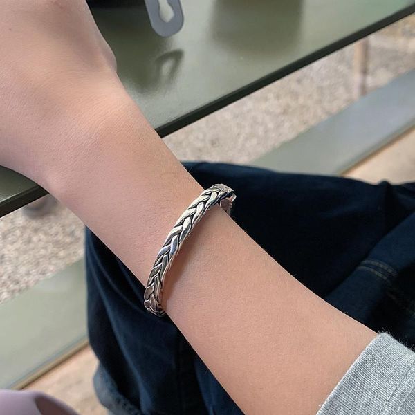 bangle miuoxion fashion personality punk party jewelry retro twist bracelet for women feature namour charm gift all seasons, Black
bangle miuoxion fashion personality punk party jewelry retro twist bracelet for women feature namour charm gift all seasons, Black