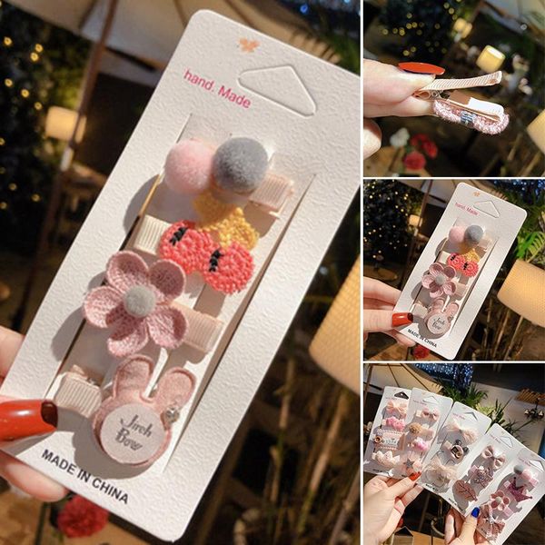 lovely children's series hair clips set 4 pcs cute hairpins with different decor korean style hairs accessory for girls daily accessori, Slivery;white
lovely children's series hair clips set 4 pcs cute hairpins with different decor korean style hairs accessory for girls daily accessori, Slivery;white